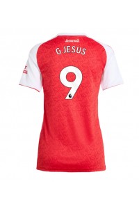 Arsenal Gabriel Jesus #9 Jalkapallovaatteet Naisten Kotipaita 2025-26 Lyhythihainen